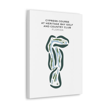 Cypress Course at Heritage Bay Golf and Country Club, Florida - Printed Golf Courses