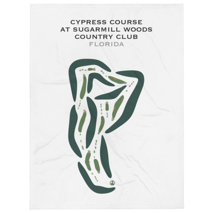 Cypress Course at Sugarmill Woods Country Club, Florida - Printed Golf Courses