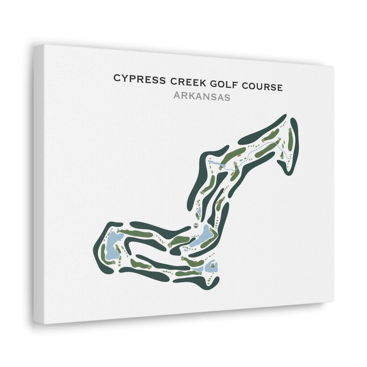 Cypress Creek Golf Course, Arkansas - Printed Golf Course