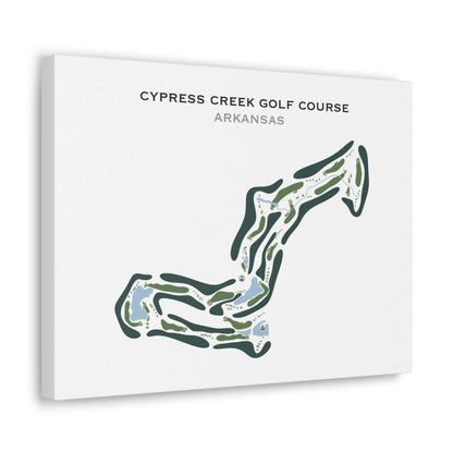 Cypress Creek Golf Course, Arkansas - Printed Golf Course