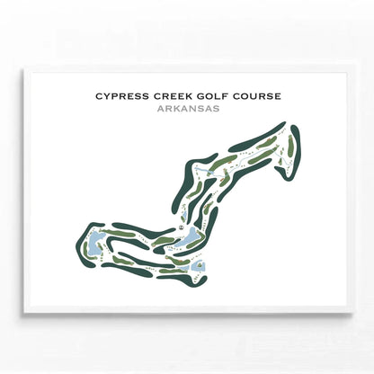 Cypress Creek Golf Course, Arkansas - Printed Golf Course