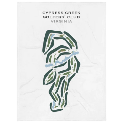 Cypress Creek Golfers' Club, Virginia - Printed Golf Courses