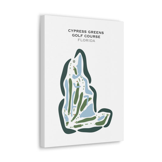 Cypress Greens Golf Course, Florida - Printed Golf Courses