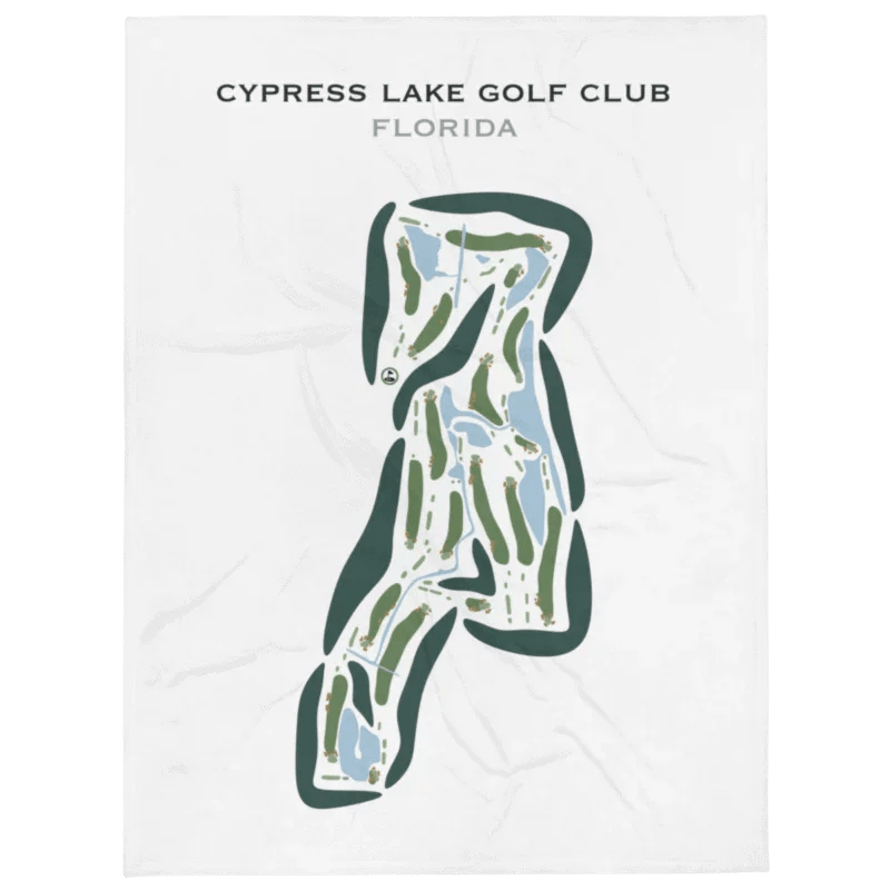 Cypress Lake Country Club, Florida - Printed Golf Courses