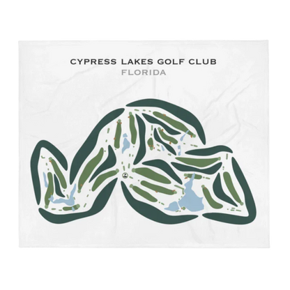 Cypress Lakes Golf Club, Cantonment, Florida - Printed Golf Courses