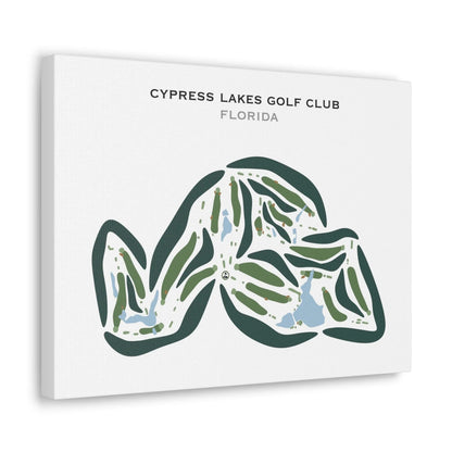 Cypress Lakes Golf Club, Cantonment, Florida - Printed Golf Courses