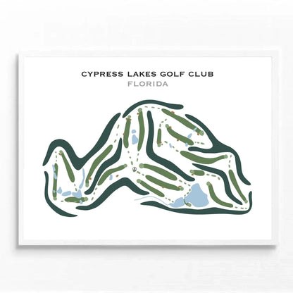 Cypress Lakes Golf Club, Florida - Printed Golf Courses