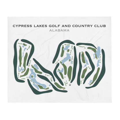 Cypress Lakes Golf & Country Club, Alabama - Printed Golf Courses