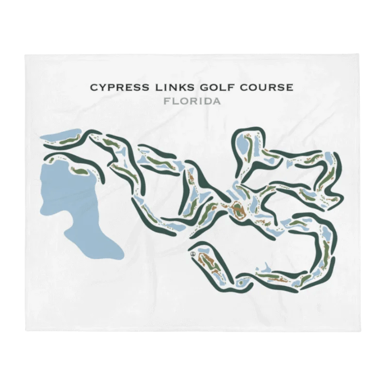 Cypress Links Golf Course, Florida - Printed Golf Courses