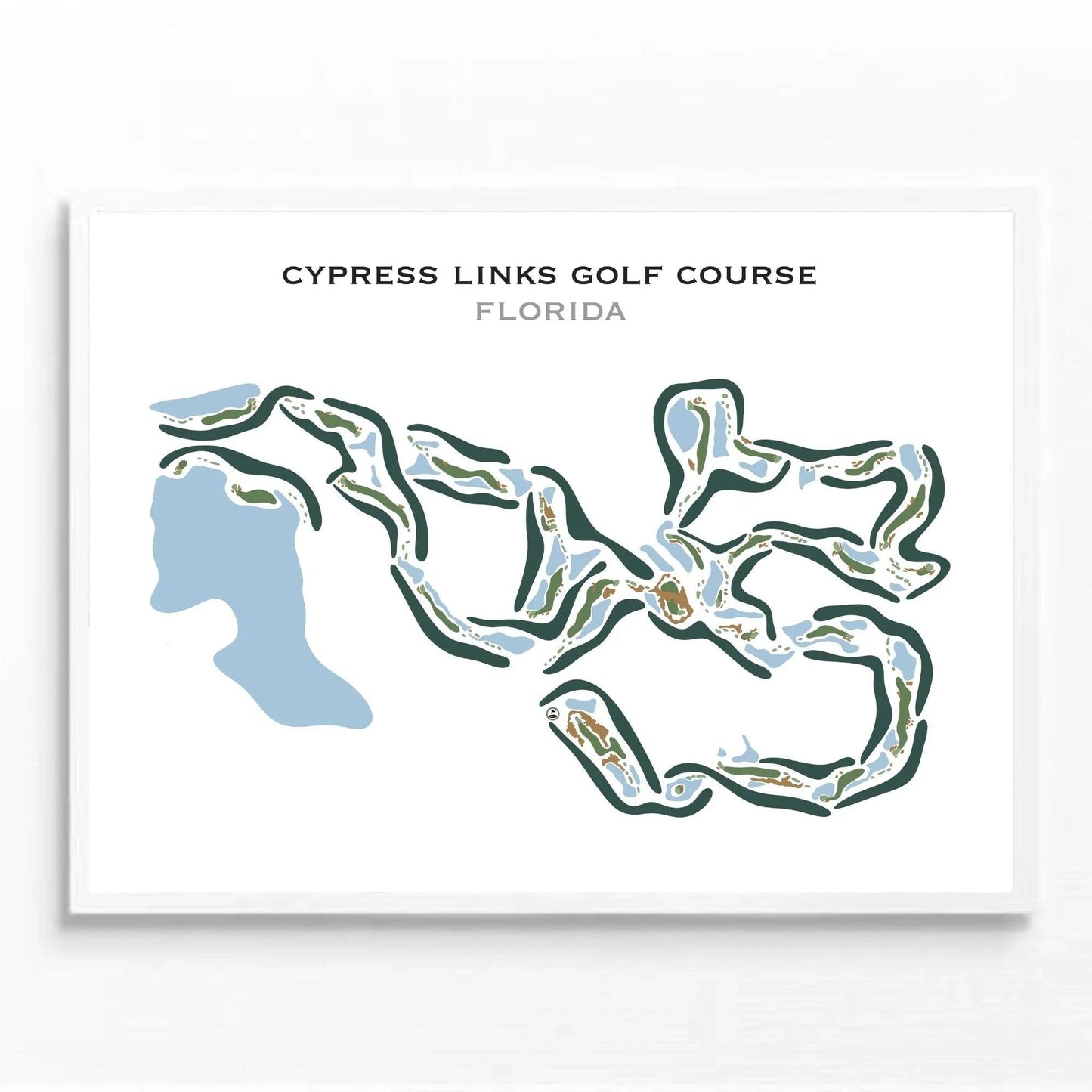 Cypress Links Golf Course, Florida - Printed Golf Courses