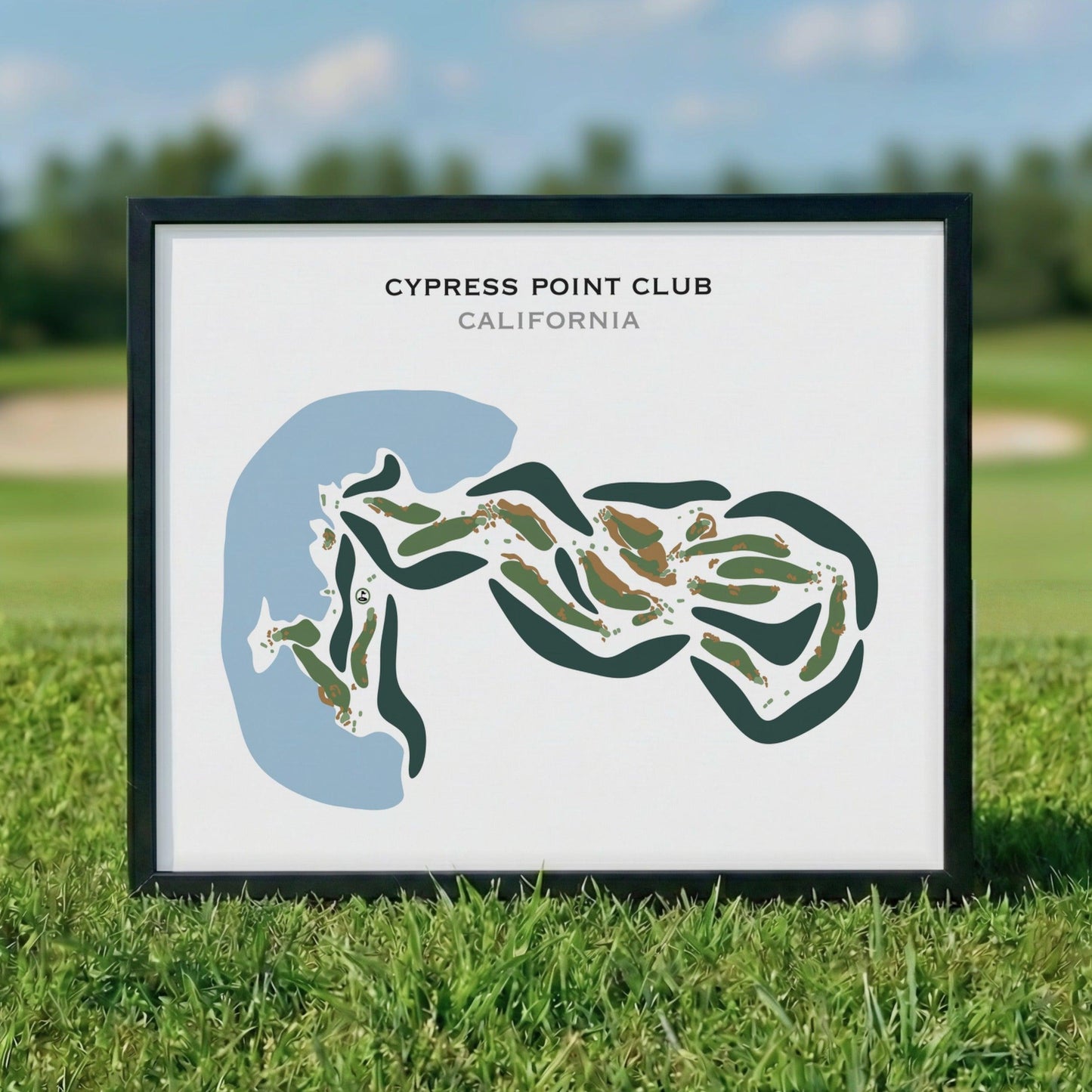 Cypress Point Golf Club, California - Printed Golf Courses