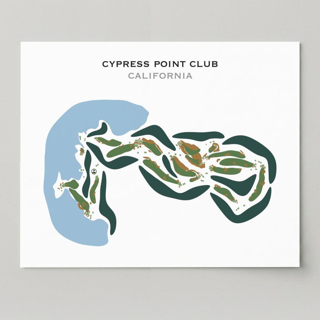 Cypress Point Golf Club, California - Printed Golf Courses