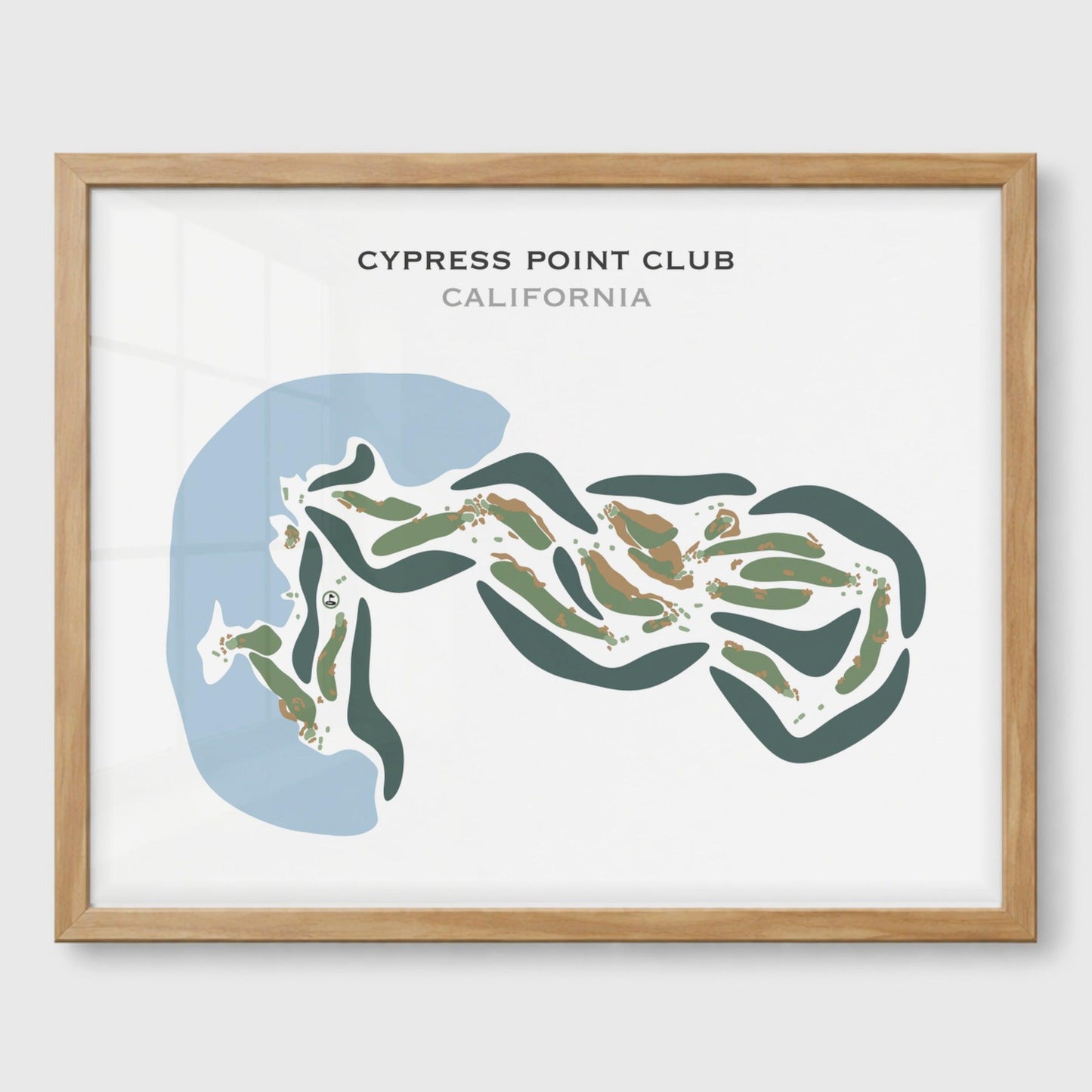 Cypress Point Golf Club, California - Printed Golf Courses