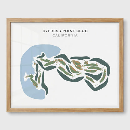 Cypress Point Golf Club, California - Printed Golf Courses