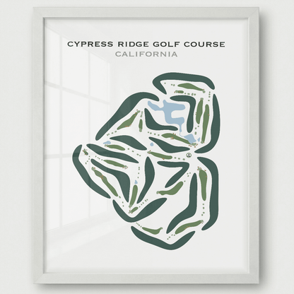 Cypress Ridge Golf Course, California - Printed Golf Courses