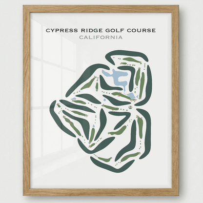 Cypress Ridge Golf Course, California - Printed Golf Courses