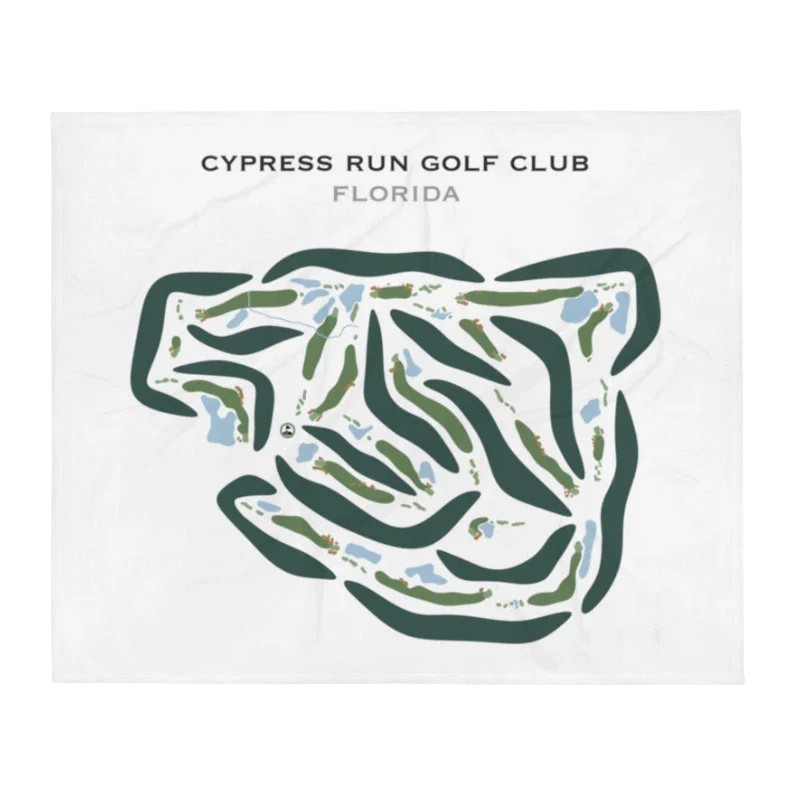 Cypress Run Golf Club, Florida - Printed Golf Course