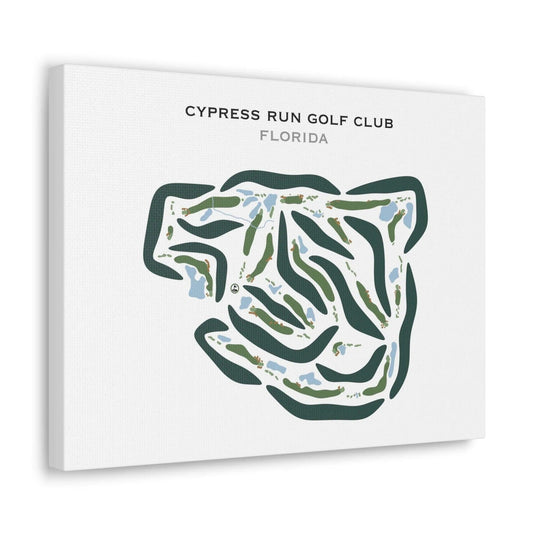 Cypress Run Golf Club, Florida - Printed Golf Course