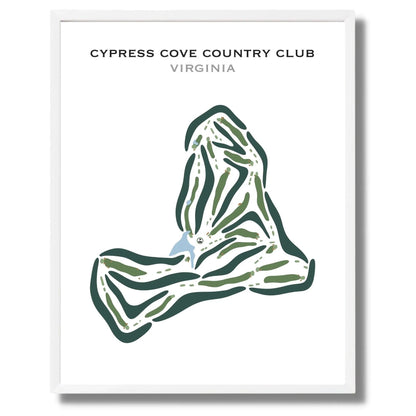 Cypress Cove Country Club, Virginia - Printed Golf Courses