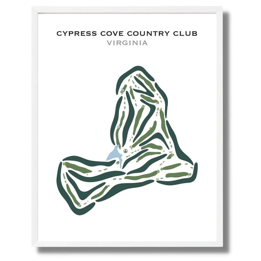Cypress Cove Country Club, Virginia - Printed Golf Courses