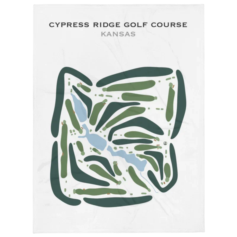 Cypress Ridge Golf Course, Kansas - Printed Golf Courses