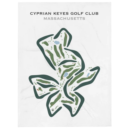 Cyprian Keyes Golf Club, Massachusetts - Printed Golf Courses