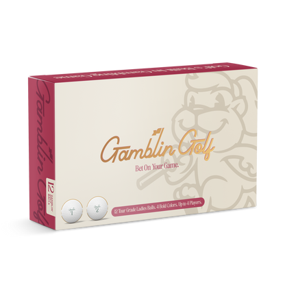 Womens Gamblin' Golf - Pack of 12 Balls