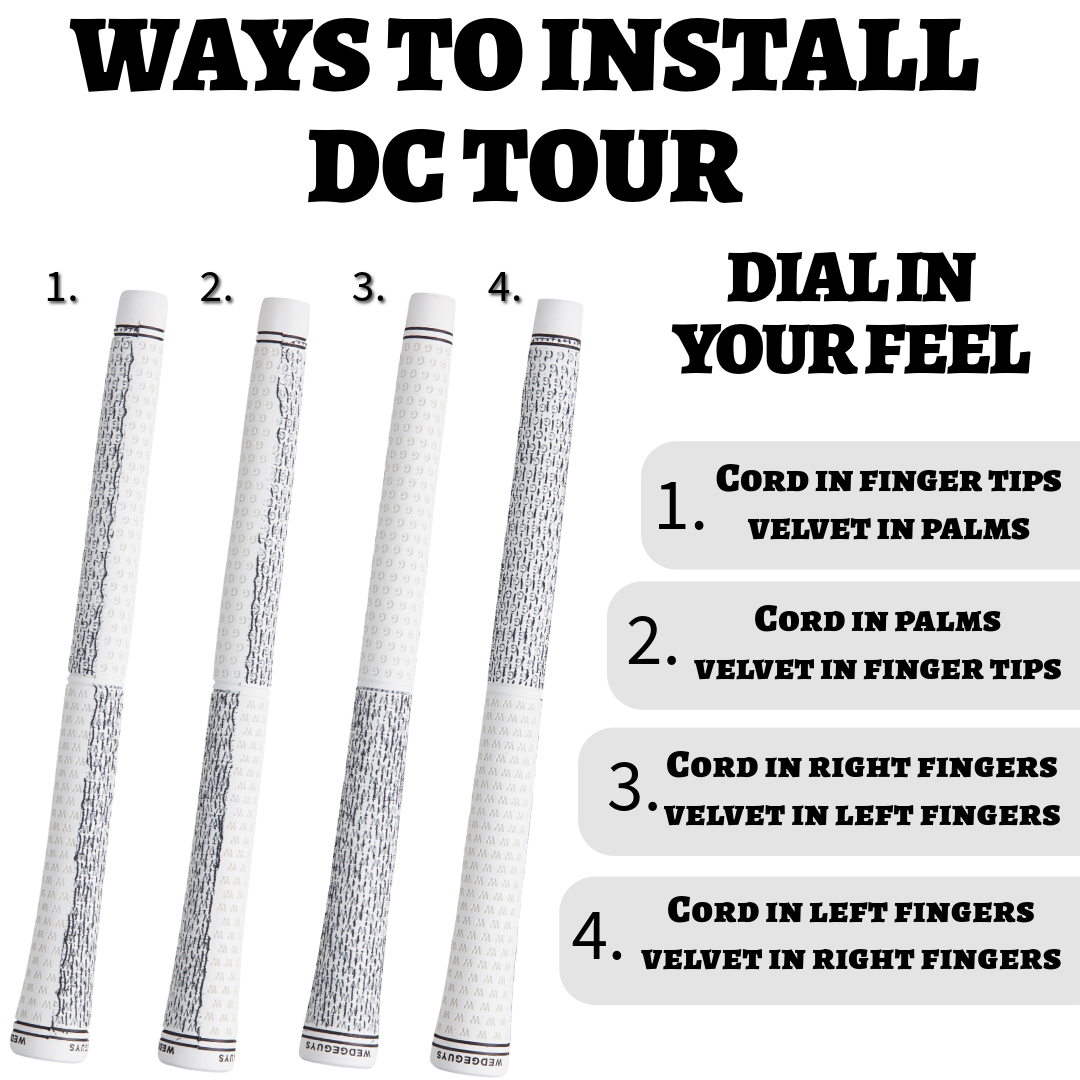 Wedge Guys DC Tour Golf Grips - Standard Midsize Oversize
