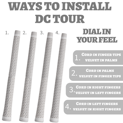Wedge Guys DC Tour Golf Grips 13-Pack Bundle - Standard Midsize Oversize