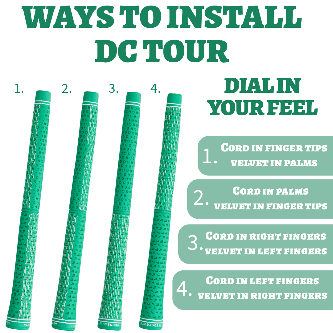 Wedge Guys DC Tour Golf Grips - Standard Midsize Oversize