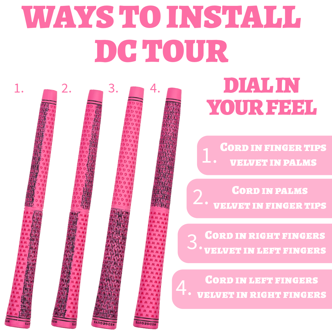 Wedge Guys DC Tour Golf Grips - Standard Midsize Oversize