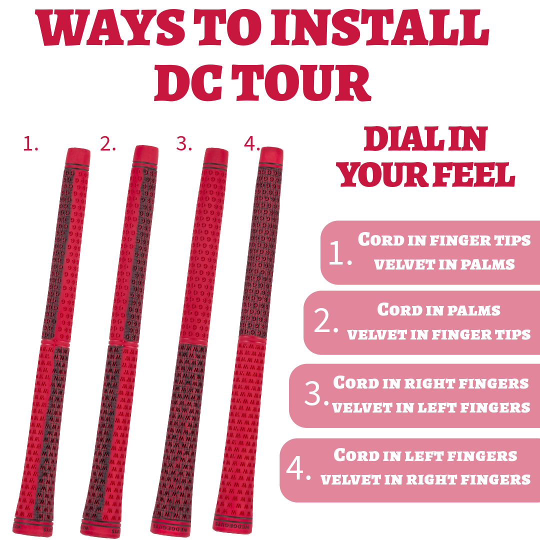 Wedge Guys DC Tour Golf Grips - Standard Midsize Oversize
