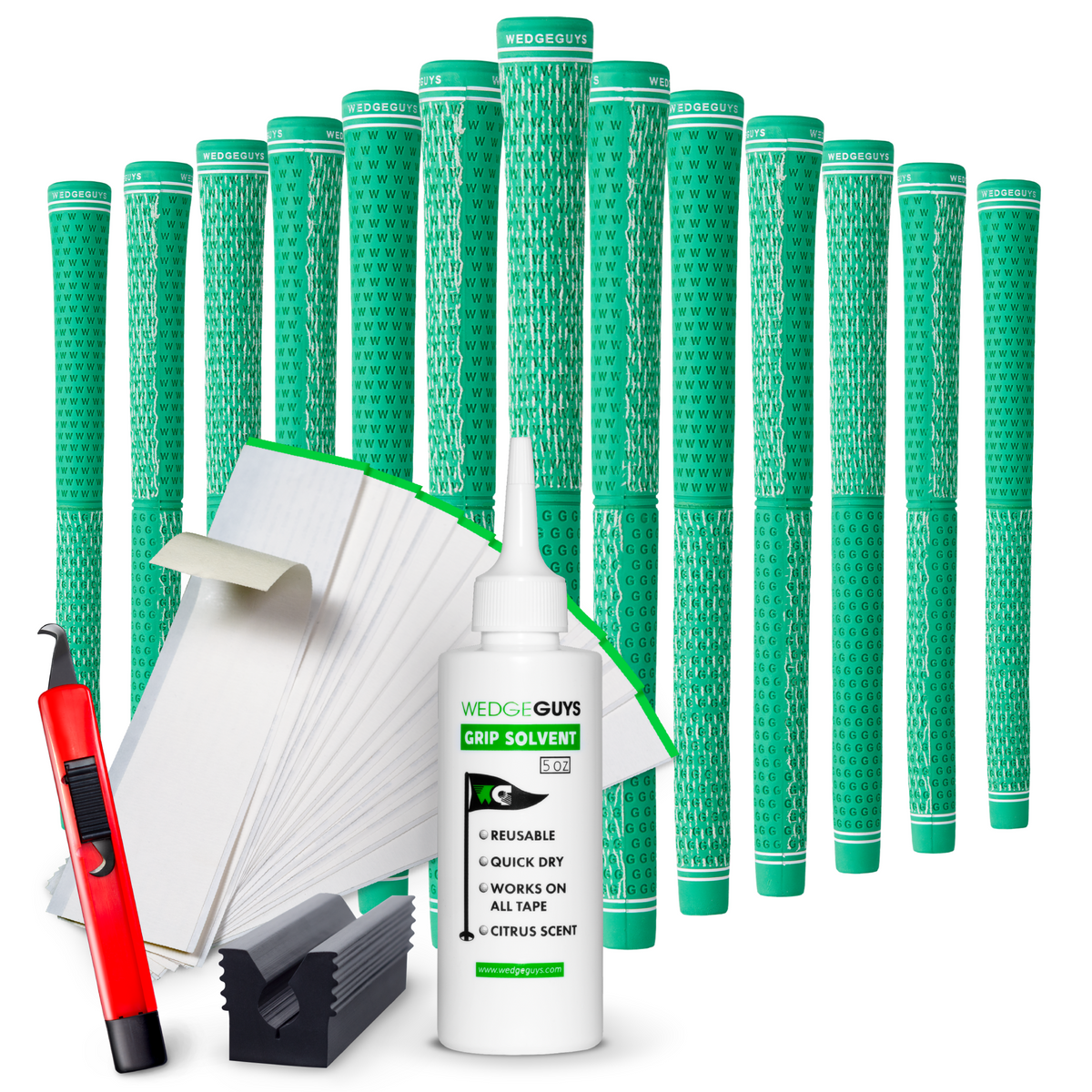 Wedge Guys DC Tour Golf Grips 13-Pack Bundle - Standard Midsize Oversize