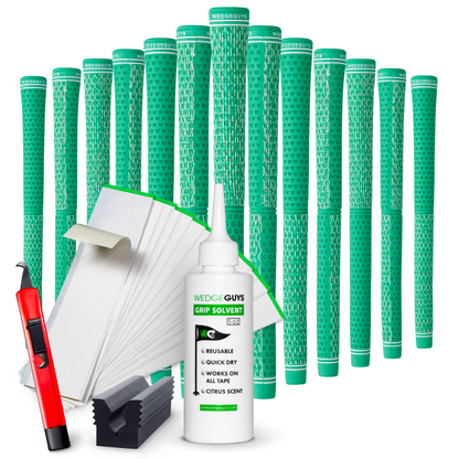 Wedge Guys DC Tour Golf Grips 13-Pack Bundle - Standard Midsize Oversize