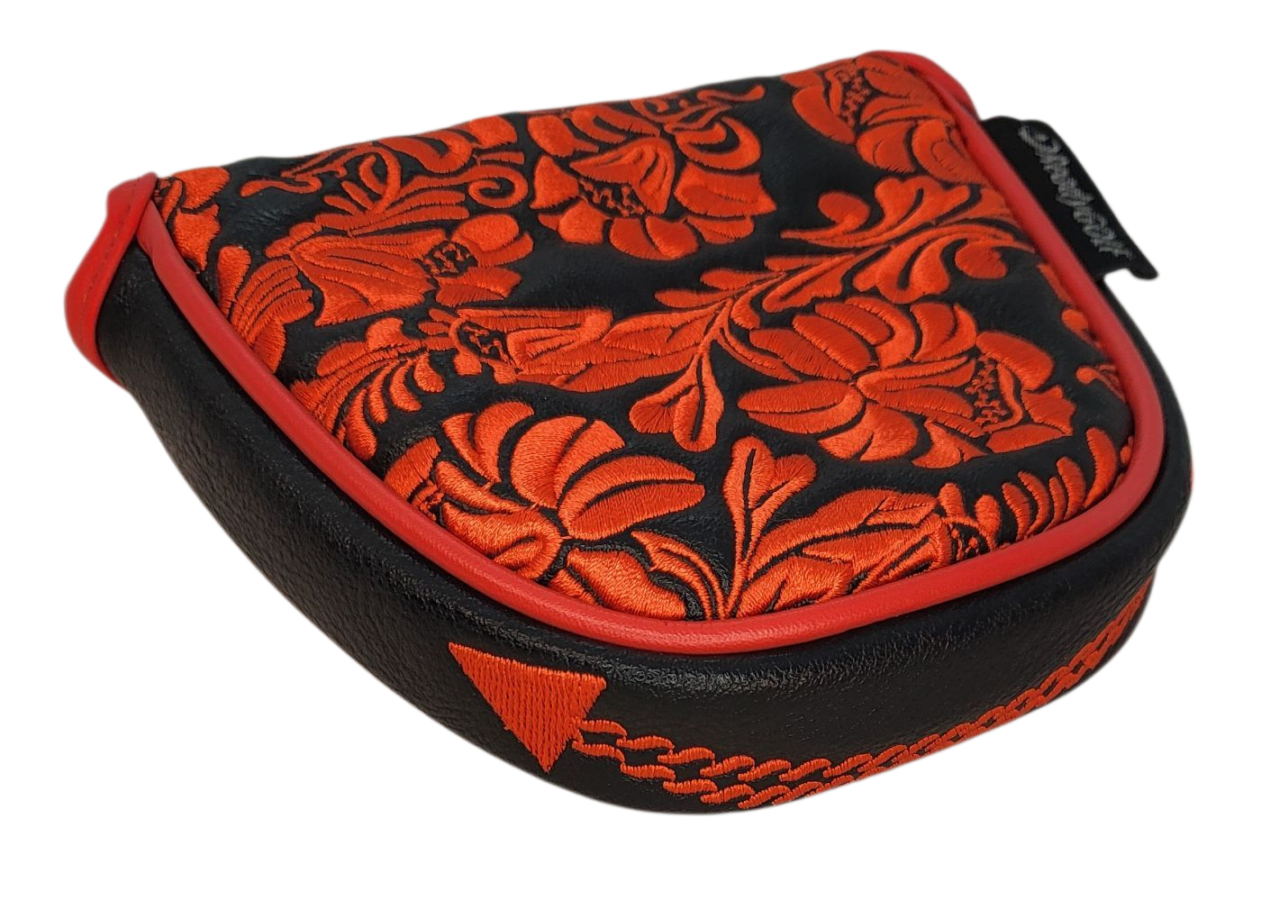 Desert Rose Embroidered Putter Cover by ReadyGOLF  -  Mallet