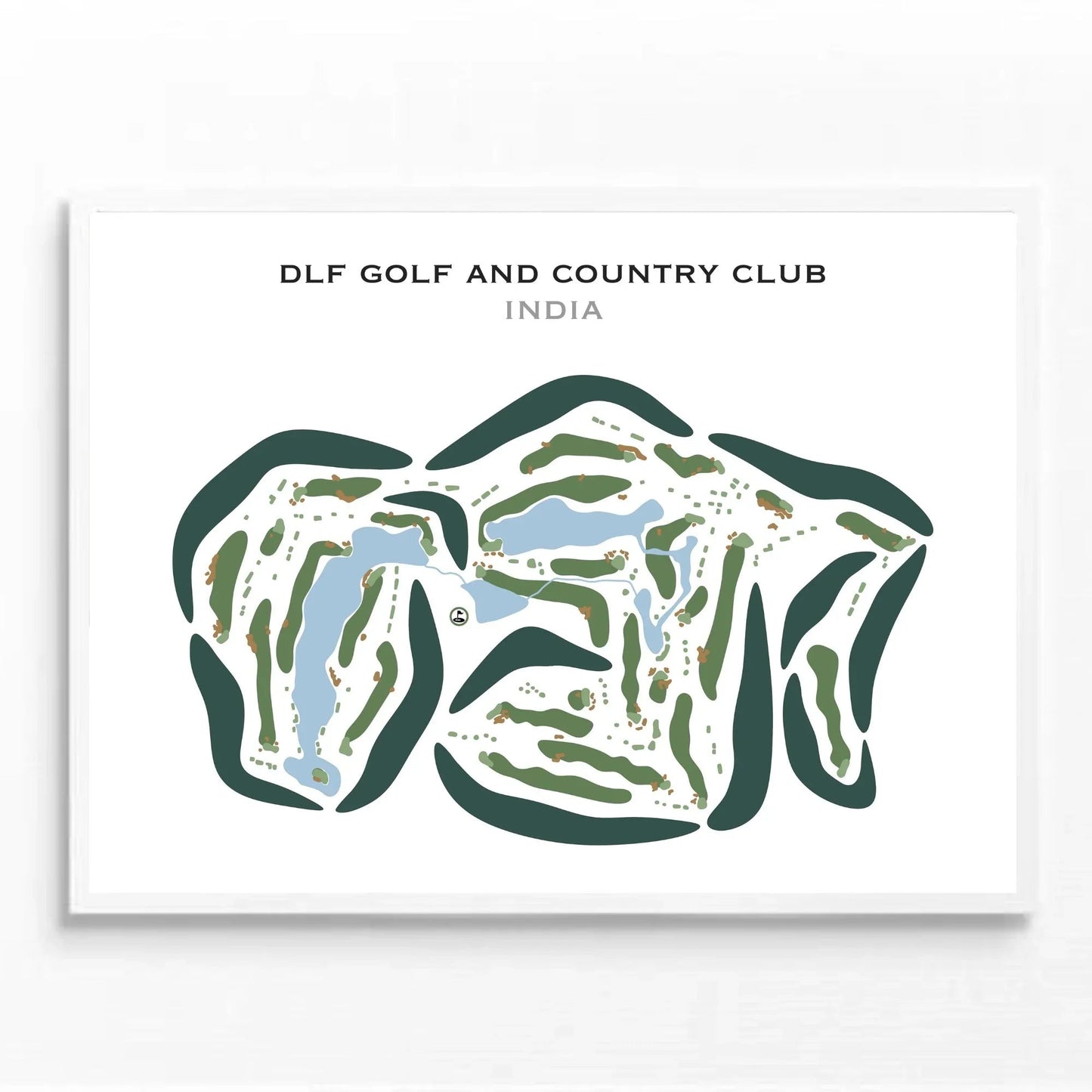 DLF Golf and Country Club, India - Printed Golf Courses