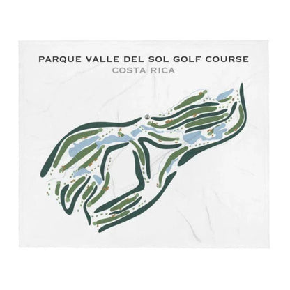 Parque Valle del Sol Golf Course, Costa Rica - Printed Golf Courses