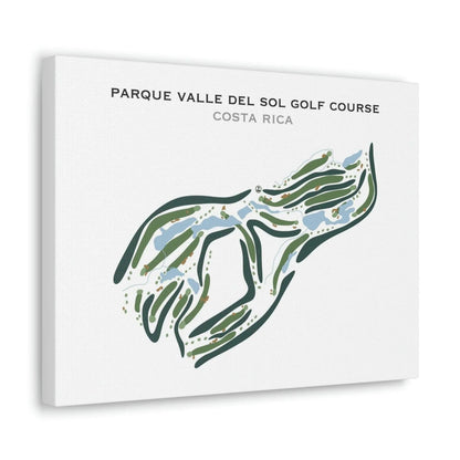 Parque Valle del Sol Golf Course, Costa Rica - Printed Golf Courses