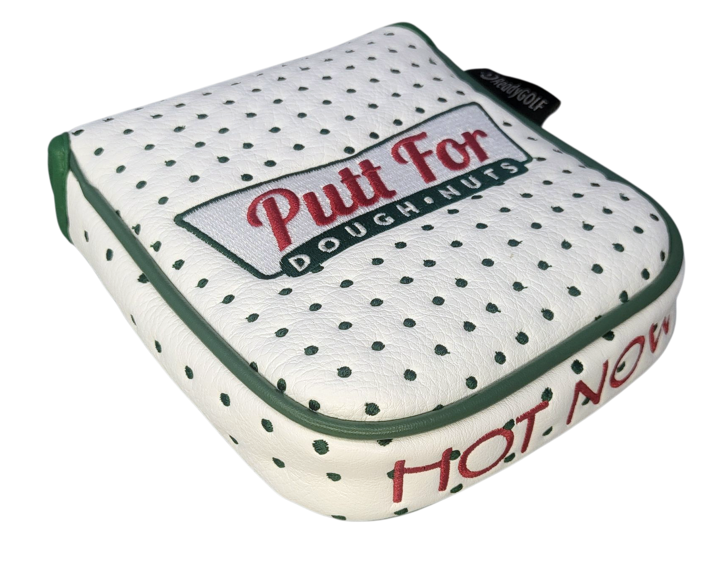 L.A.B. DF2.1 Embroidered Center-Shafted Putter Cover by ReadyGOLF - Donut Box (Putt for Dough-Nuts)