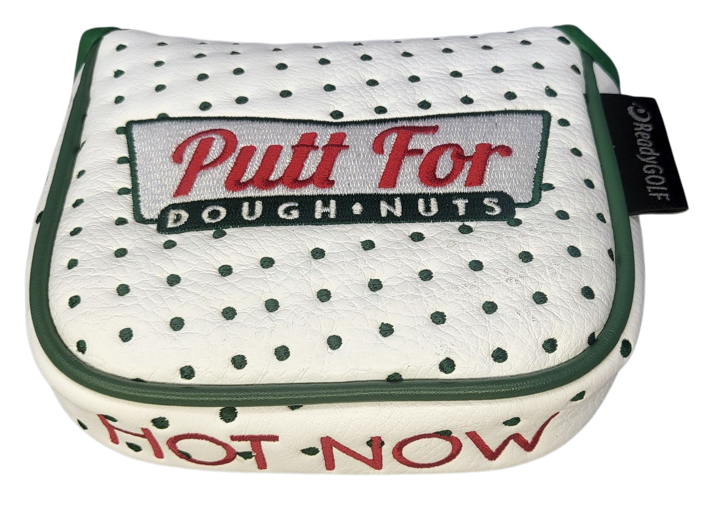 L.A.B. MEZZ OZ Embroidered Center-Shafted Putter Cover by ReadyGOLF - Donut Box (Putt for Dough-Nuts)