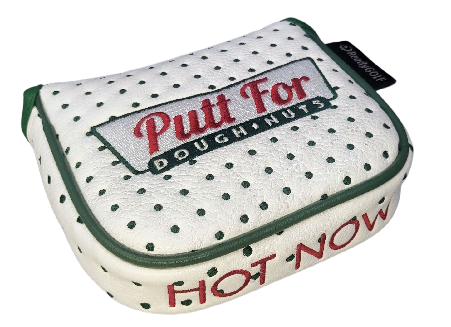 L.A.B. MEZZ OZ Embroidered Center-Shafted Putter Cover by ReadyGOLF - Donut Box (Putt for Dough-Nuts)