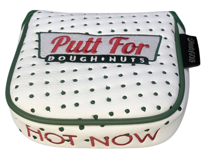 Donut Box (Putt for Dough-Nuts) Embroidered Mallet Putter Cover by ReadyGOLF