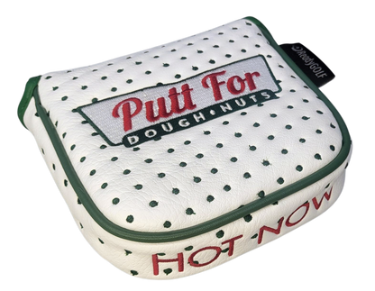 Donut Box (Putt for Dough-Nuts) Embroidered Mallet Putter Cover by ReadyGOLF