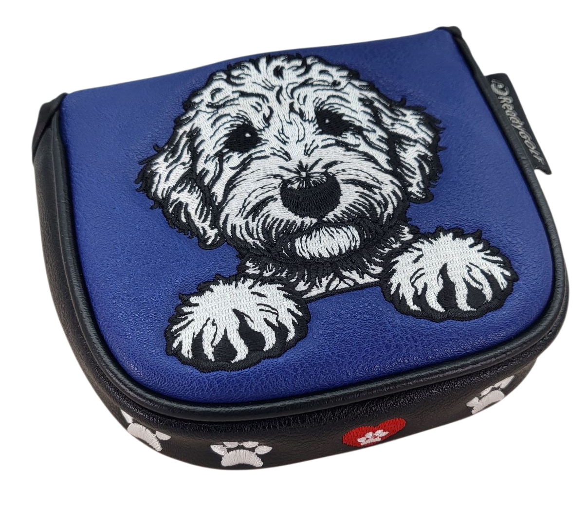 Labradoodle Embroidered Putter Cover by ReadyGOLF  -  Mallet