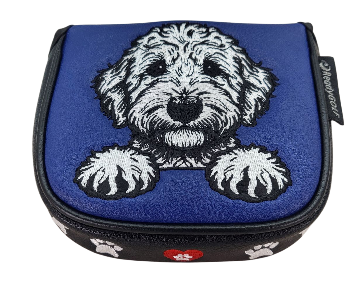 Labradoodle Embroidered Putter Cover by ReadyGOLF  -  Mallet