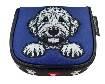 Labradoodle Embroidered Putter Cover by ReadyGOLF  -  Mallet