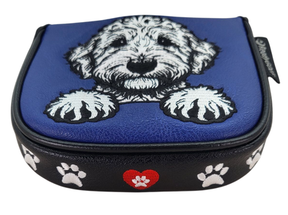 Labradoodle Embroidered Putter Cover by ReadyGOLF  -  Mallet