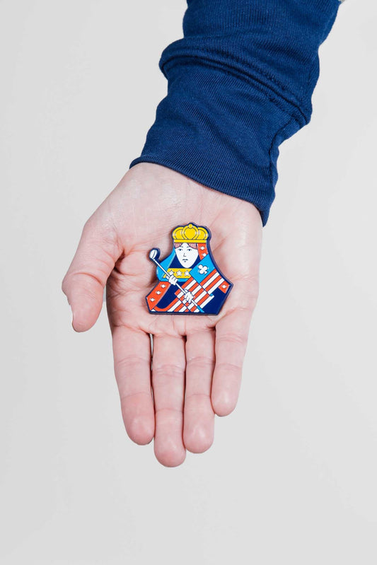 Queen of Clubs Ball Marker
