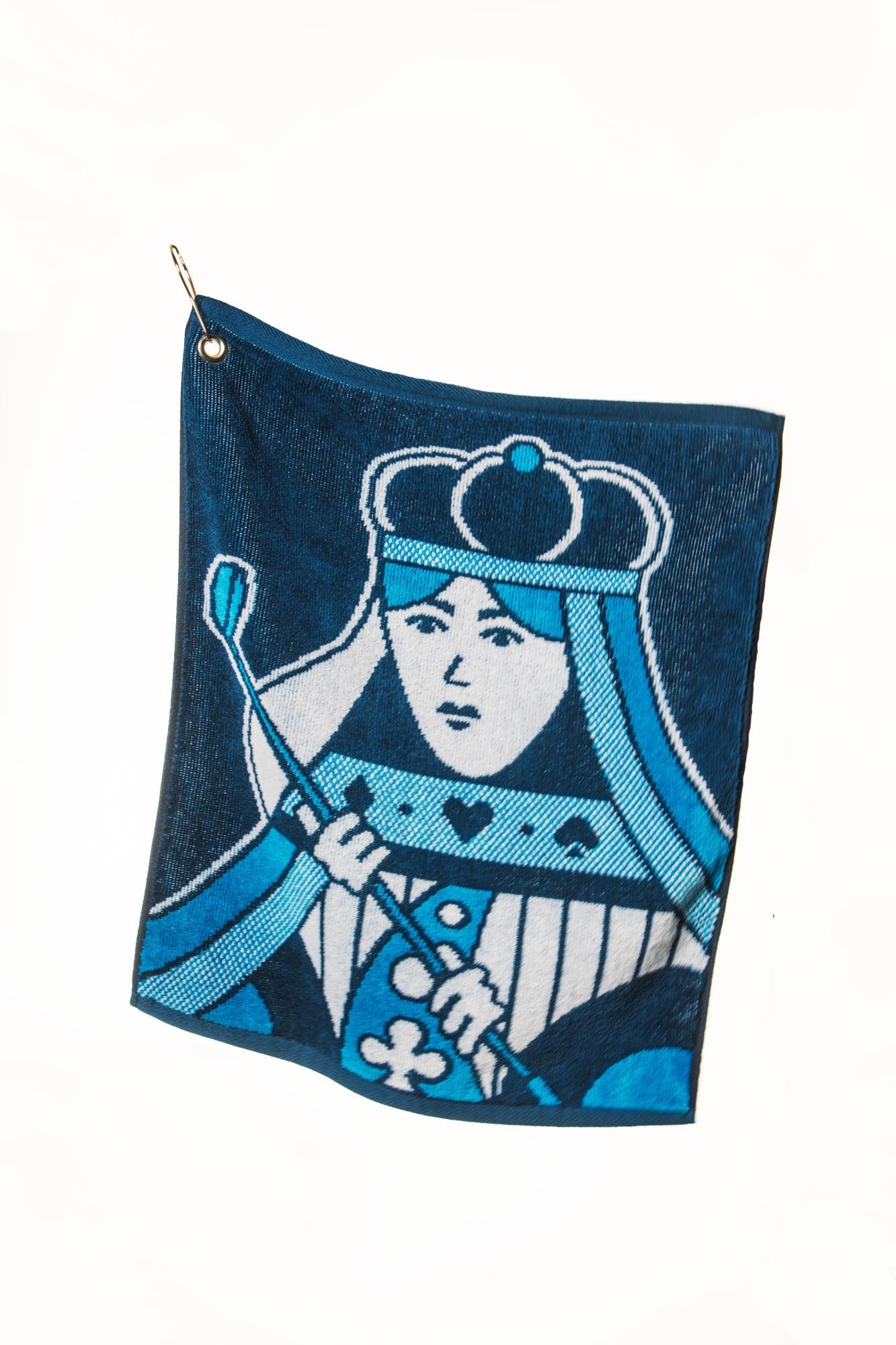 Queen of Clubs Golf Towel