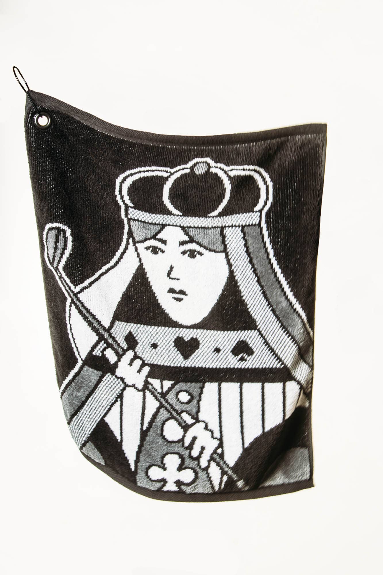 Queen of Clubs Golf Towel